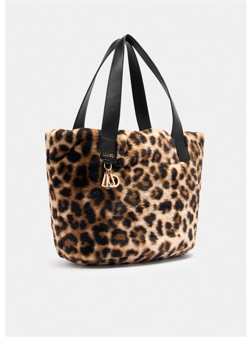 Borsa hobo grande in pelliccia sintetica LIU JO | AF5154E0305/00047
